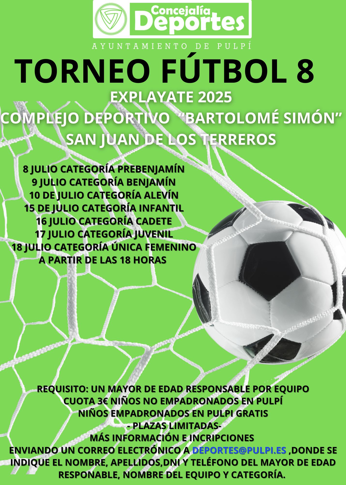 TORNEO FÚTBOL 8 EXPLAYATE 2025 